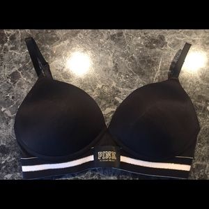 Pink Victoria’s Secret Black Bra 34D